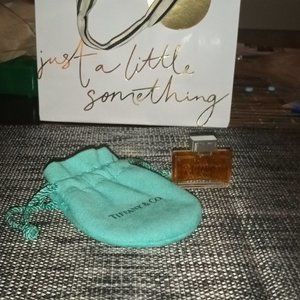 Vintage Tiffany Mini Eau De Toilette and Bag